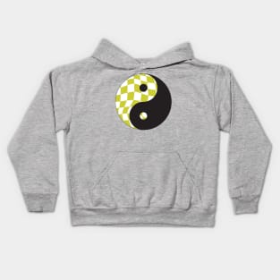 Checker Yin Yang Kids Hoodie